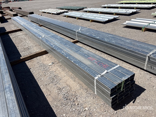 Quantity of (20) BDL 2 in x 4 in Galvanized Rectangle 11 GA 24 feet Steel Plate