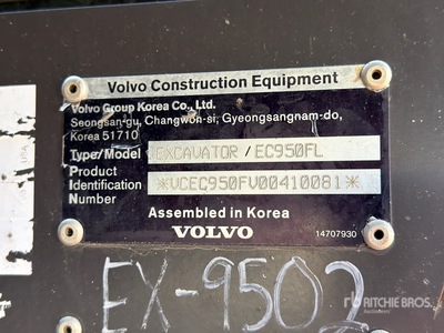 2022 Volvo EC950FL Tracked Excavator