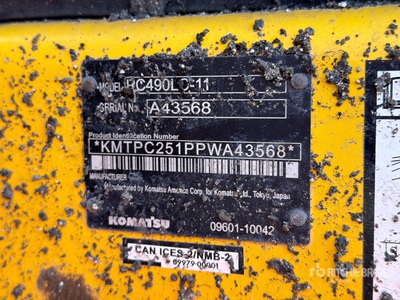 2023 Komatsu PC490LC-11 Tracked Excavator