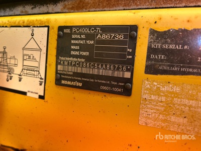 2006 Komatsu PC400LC7 Tracked Excavator
