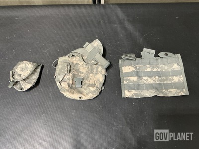 (240) M4 Three Mag Pouches, (229) Hand Grenade Pouches & (115) Canteen Pouches