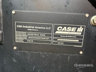 2023 Case IH Steiger 580 Quadtrac Track Tractor
