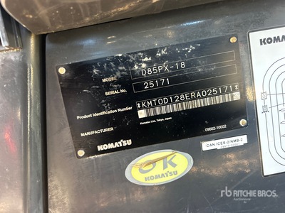 2024 Komatsu D85PX-18 ブルドーザー