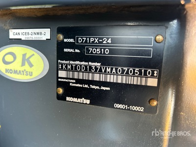 2022 Komatsu D71PX-24 Planierraupe
