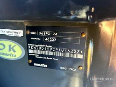 2024 Komatsu D61PX-24 ブルドーザー