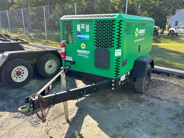 2018 Doosan P425/HP375WCU-T4F 375 cfm Mobile Air Compressor 2018 Doosan P425/HP375WCU-T4F 375 cfm Mobile Air Compressor