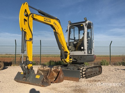 2017 Wacker Neuson EZ38 Mini Excavator