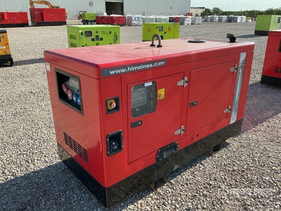 2018 Himoinsa HYW45 45 kVA Skid-Mounted Generator Set