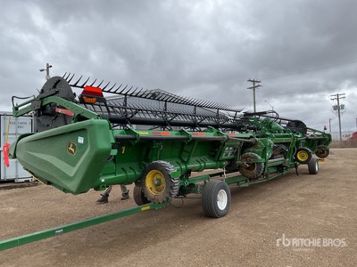 2023 John Deere HD50F 50 ft Flex Draper Hinged Tête de moissonneuse/batteuse