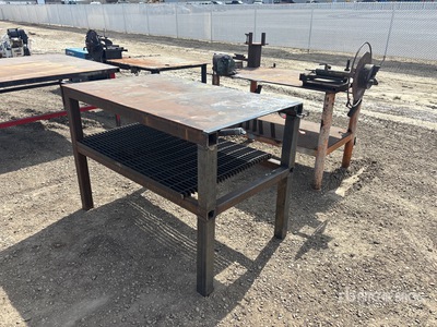 Quantity of (2) 5 ft 2 in x 3 ft Workbenches
