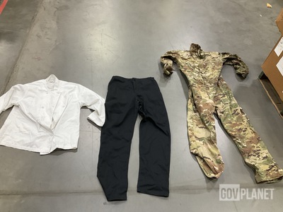 (5) Mechanics Coveralls, (5) Food Service Smocks & Assorted Items