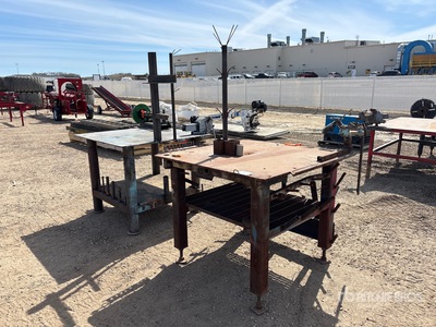 Quantity of (2) 4 ft x 4 ft Workbenches