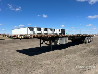 2007 Manac 53 ft Tri/A Flatbed Trailer