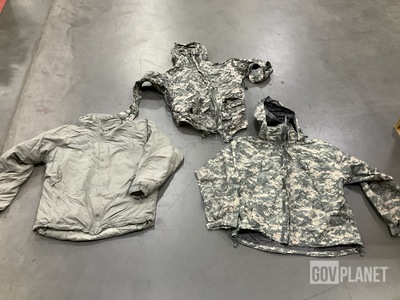 (4) Wet Weather Jackets, (7) Extreme Cold Weather Parkas & Assorted Items