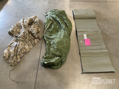 (12) Sleeping Bags, (8) Self-Inflating Sleeping Bags & Assorted Items
