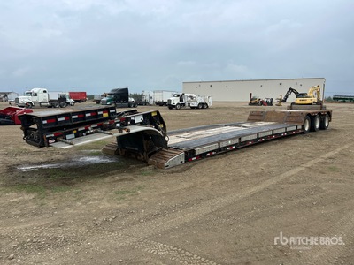 2016 BWS Tri/A Double Drop Removable Gooseneck Remorque Surbaissée