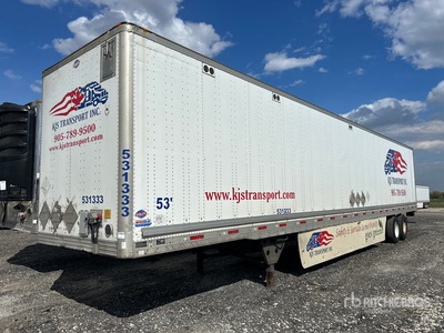 2012 Utility VS2DX 53 ft x 102 in T/A Van Trailer