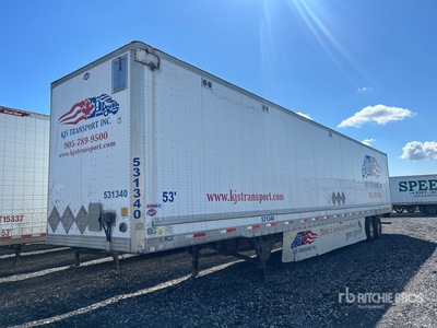 2012 Utility 4000D-X 53 ft x 102 in T/A Van Trailer