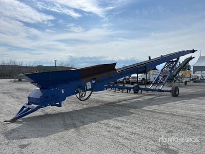 2014 Edge MS65 28 in x 62 ft Portable Stacking Conveyor