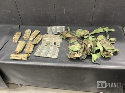 (59) M4 Three Mag Pouches, (56) Tourniquet Pouches & Assorted Items