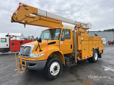 Terex HR50M 50 ft on 2008 International 4400 4x2 Bucket Truck