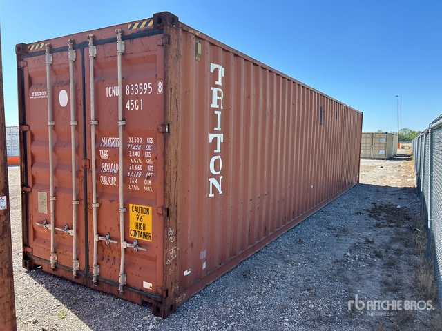 2008 40 ft High Cube Storage Container