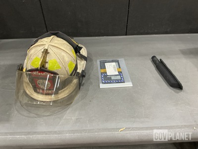 (12) Identification Plates, (12) Collapsible Batons & Assorted Items