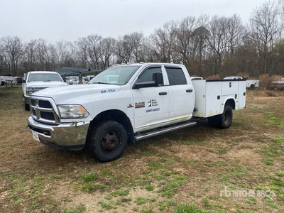 2016 Ram 3500 4x4 Crew Cab Utility Truck