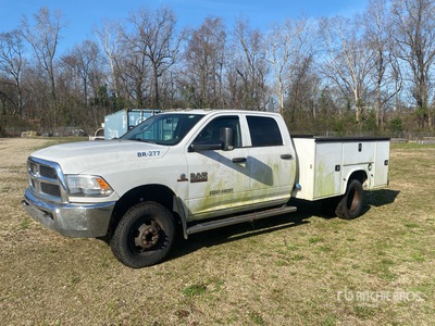 2016 Ram 3500 4x4 Crew Cab Utiliteits vrachtwagen