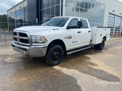 2016 Ram 3500 4x4 Crew Cab Utility Truck