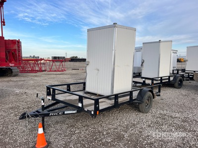 2025 Rice RS7612 12 ft S/A Utility Trailer