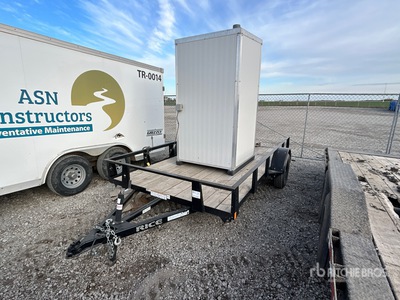 2024 Rice RS7612 12 ft S/A Utility Trailer