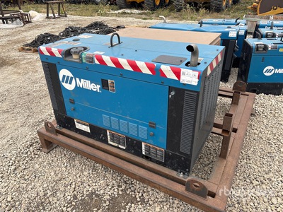 2024 Miller Big Blue 400 Pro Skid-Mounted Multi-Process Motorbetriebenes Schweißgerät