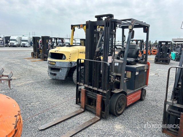 2021 Toyota 8FBCU25 4800 lb Electric Forklift