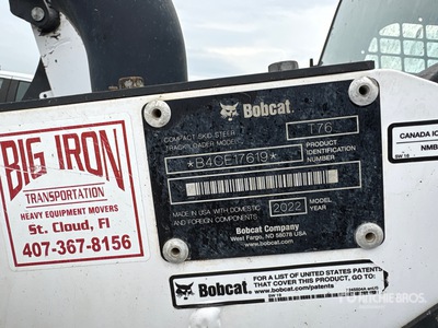 2021 Bobcat T76 Two-Speed High Flow Compact Track Loader