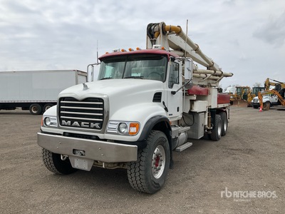 Schwing 28/24-125 on 2005 Mack CV713 6x4 Granite Concrete Pump Truck