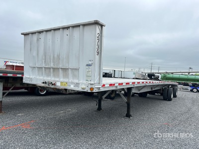 2014 Reitnouer 48 ft T/A Spread Axle Flatbed Trailer