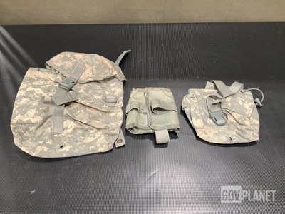 (92) First Aid Kit Inserts, (130) Canteen Pouches & Assorted Items