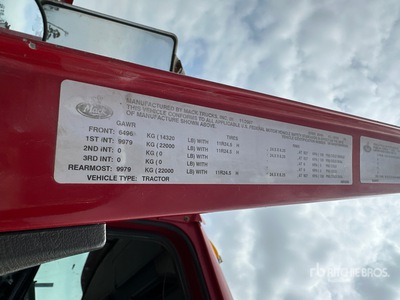 2008 Mack CHU613 T/A Day Cab Truck Tractor