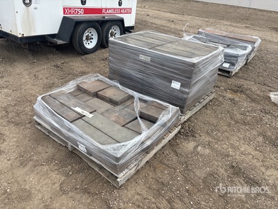 Quantity of (72) 12 in x 24 in x 60mm Stone Slabs