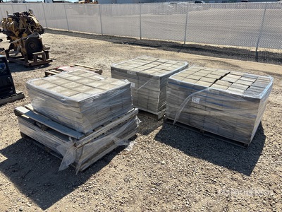 Quantity of 8 in x 8 in x 60 mm حجر
