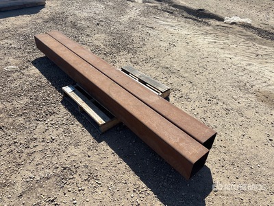 Quantity of (2) 8 in x 8 in x 119 in Square Tubing