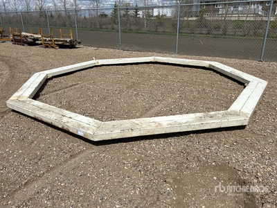 16 ft Double Grain Bin Skids