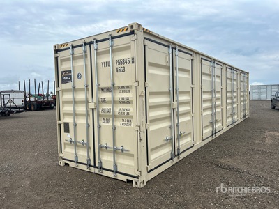 2026 40 ft One-Way High Cube Multi-Door Storage Container
