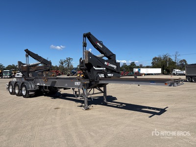 2018 Ophee 12.2 m Tri/A Side Loading Container aanhangwagen