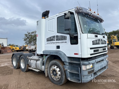 2001 Iveco Eurotech MP4500 6x4 T/A Sleeper Truck Tractor