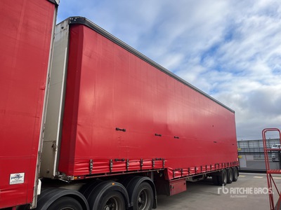 2001 MaxiTrans 12.9 m Tri/A Step Deck Rimorchio centinato
