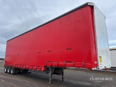 2001 MaxiTrans 13 m Tri/A Step Deck Curtain Side Trailer