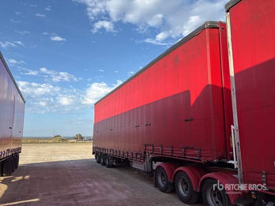 2006 MaxiTrans 12.9 m Tri/A Step Deck Curtain Side Trailer