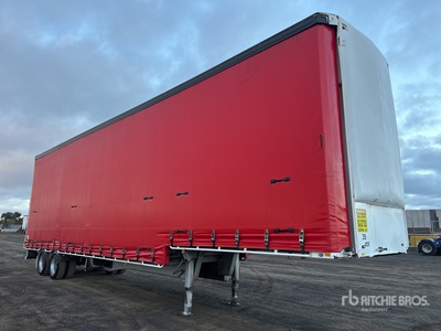 2001 MaxiTrans 13 m Bogie/A Step Deck Curtain Side Trailer